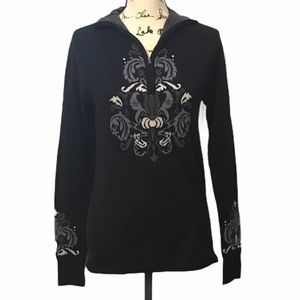 Athleta Stoked Half Zip Pullover Design Sweater